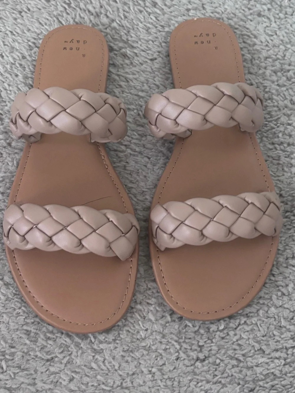 A New Day braided strap sandals